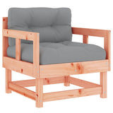 Garden Chairs with Cushions 2 pcs Solid Wood Douglas 825448