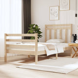 Bed Frame without Mattress 90x190 cm Single Solid Wood 3105280
