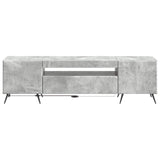 LED TV Cabinet Concrete Grey Engineered Wood 897568