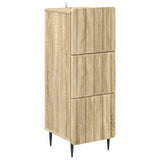 Drawer Cabinet Sonoma Oak 33 x 34.5 x 92 cm Engineered Wood 894387