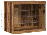 LED Sideboard Old Wood 60.5 x 37 x 67 cm Engineered Wood 863042