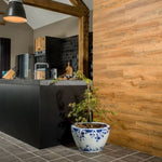 ZNTS WallArt 30 pcs Wood Look Planks GL-WA29 Reclaimed Oak Rusty Brown 3082856