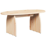 Coffee Table Brown 80 x 40 x 35 cm Solid Pine Wood 873532