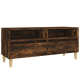 TV Cabinet Smoked Oak 100x34.5x44.5 cm Engineered Wood 831898