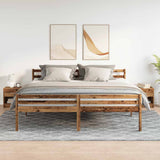 Bedside Cabinets 2 pcs with Drawer Old Wood 39x28x41 cm 858764