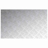 Stair Tread Rectangular 4 pcs Silver 80 x 50 cm Aluminium 4104358