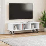 TV Stand White 100 x 35 x 35 cm Engineered Wood 891032
