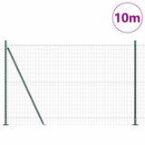 Welded Wire Fence with Concrete Base 10 x 1.6 m 3350816