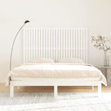 Wall Headboard White 166x3x110 cm Solid Wood Pine 824959