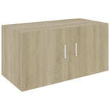 Wall Mounted Cabinet Sonoma Oak 80x39x40 cm Engineered Wood 802798