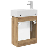 Bathroom Vanity Unit with Tap Artisan Oak 45.5 x 22.5 x 84 cm 889450