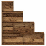 Book Cabinet Old Wood 157x24x160 cm Engineered Wood 855888