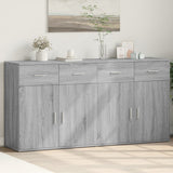 Sideboards 2 pcs Grey Sonoma 79x38x80 cm Engineered Wood 3276621