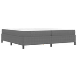 Bed Frame with Mattress Light Grey 200 x 200 cm Fabric 3399140