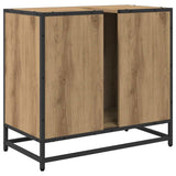 Bathroom Sink Cabinet with Storage Artisan oak 65 x 33 x 60 cm 883615