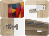 Wall-mounted TV Cabinet HEESCH 102 x 33 x 40 cm Sonoma Oak 8007167