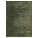 Rug HUARTE Short Pile Soft and Washable Forest Green 140x200 cm 375096