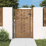 Garden Gate 100x150 cm Corten Steel Square Design 153199