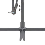 Cantilever Umbrella with Aluminium Pole 300 cm Taupe 44510