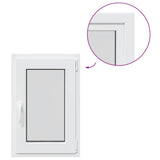Basement Window "RISOR" 50x75 cm Tilt&Turn DIN Left White 4108299