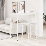 Bar Table White 110 x 55 x 105 cm Solid Pine Wood 892804
