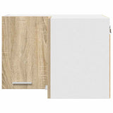 Hanging Cabinet Sonoma Oak and White 57 x 57 x 40 cm 884188