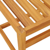 Balcony Set Natural Acacia Wood Solid Acacia wood Compact 365854