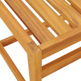 3 Piece Balcony Set with Cushions Solid Wood Acacia 365856