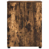 Bathroom Cabinet with Storage Smoked Oak 60 x 35 x 80 cm 883309