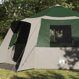 Cabin Tent 12-Person Green and Grey 500 x 500 x 294 cm 42004056