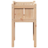 Garden Planter Nature 40 x 40 x 70 cm Solid Pine Wood 8000828