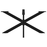 Dining Table Leg Spider Shape Black 150x78x cm Steel 4013116