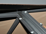2.4 x 1.5 m Grill Gazebo Canopy Extendable Side Awnings, Outdoor BBQ Gazebo Shelter T3398P319913