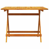 Garden Dining Set Folding 5 pcs Brown Solid Acacia Wood 3375702