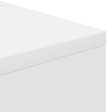 Studio Desk White 110 x 40 x 19.5 cm Engineered Wood 8006684