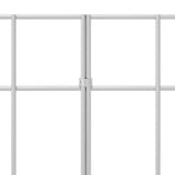 Garden Fence Panel 48 pcs Galvanised Steel Silver 42042945