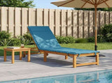 Sunlounger Cushion GEMERT 100% Polyester Light Blue 948521
