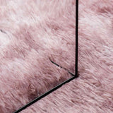 Shaggy Rug High Pile NAVARRA Dusty Pink 300x200 cm Polyester 4102937