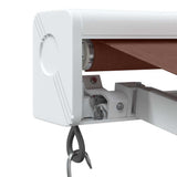 Manual Retractable Awning Brown 350x250 cm 3215719
