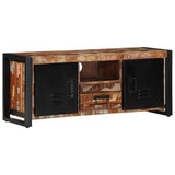 ZNTS TV Cabinet 100x30x40 cm Solid Wood Reclaimed 4013590