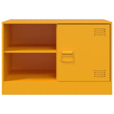 TV Cabinets 2 pcs Mustard Yellow 67x39x44 cm Steel 841698