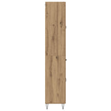 Highboard 2 pcs Artisan Oak Engineered Wood and Glass 3415972
