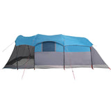 Family Tent Tunnel 8-Person Blue Waterproof 94786