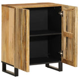 Sideboard 60x34x75 cm Solid Wood Rough Mango 377446