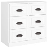 Sideboards 2 pcs White Engineered Wood 3185279