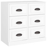 Sideboards 2 pcs White Engineered Wood 3185279