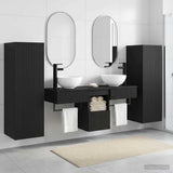 Bathroom Furniture Set 5 pcs Black 33 x 34.5 x 100 cm 3405964