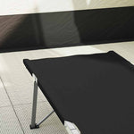 Folding Camping Bed Manual Black 62 x 194 x 42 cm Oxford fabric 42003117