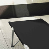 Folding Camping Bed Manual Black 62 x 194 x 42 cm Oxford fabric 42003117