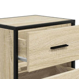 Bedside Cabinets 2 pcs Sonoma Oak 40x31x50 cm Engineered Wood 848677